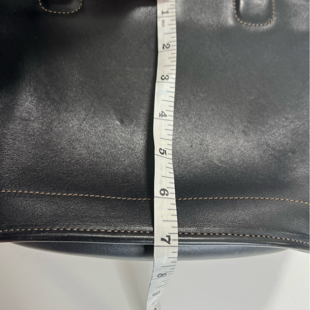 Vintage Coach Bleecker Basket Bag # 9301 in Black Small - Picture 9 of 13